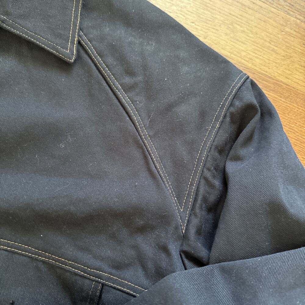 Kwame adusei KARD DENIM JACKET - ONE SIZE / BLACK - Picture 8 of 12